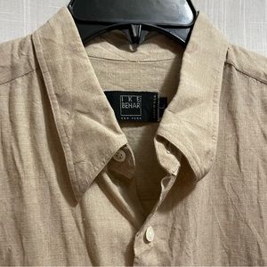 I K E Behar linen shirt L